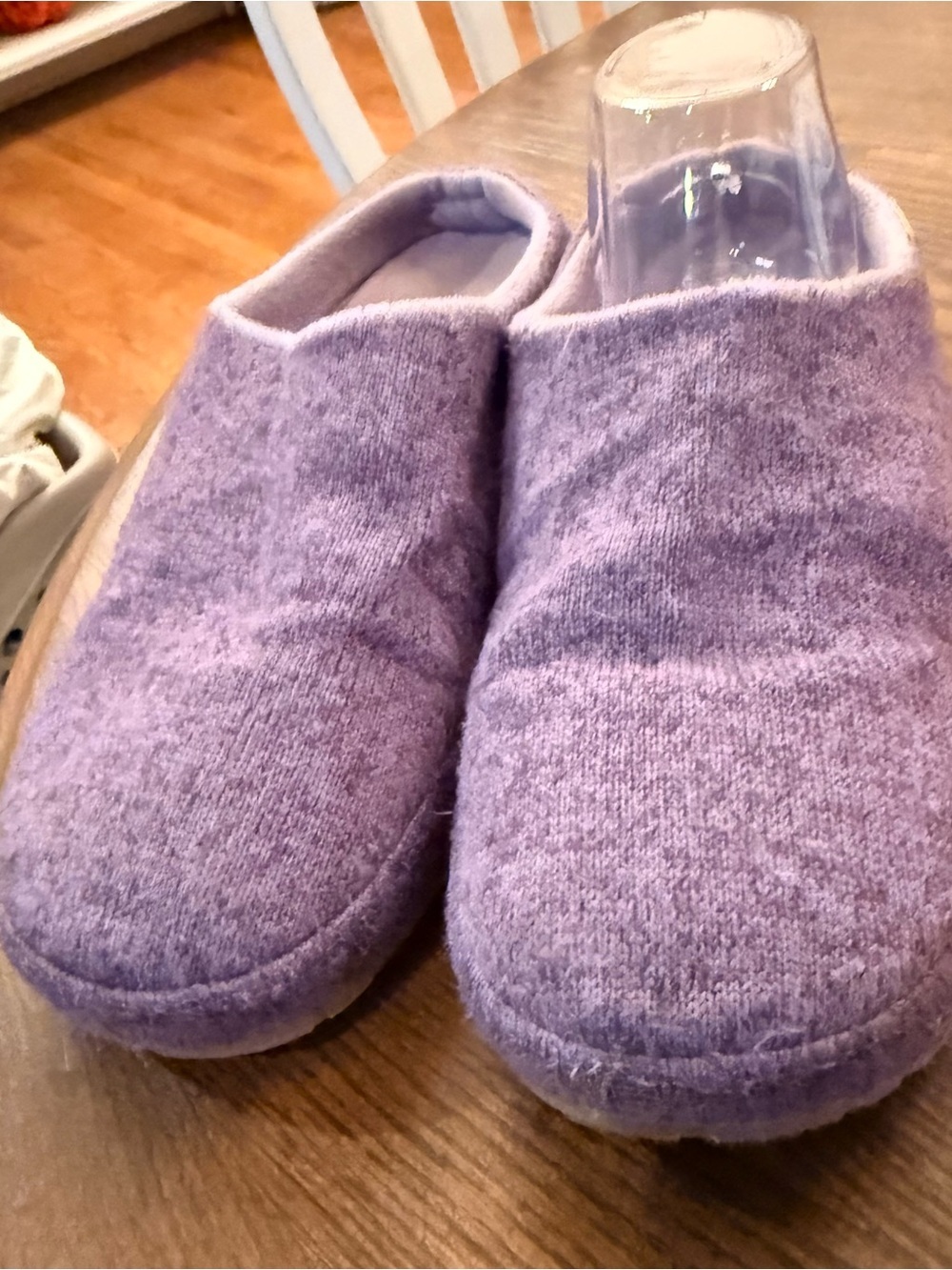 L.L. Bean Women’s sweater fleece slipper. Women size 9 - Picture 2 of 7